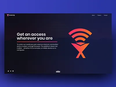 Access to the world adobe after effects art brainbuster illustrator landing page photoshop ui ux ux web design website