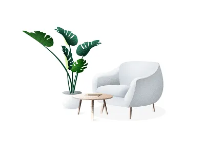 a corner illustration ui 插图 设计