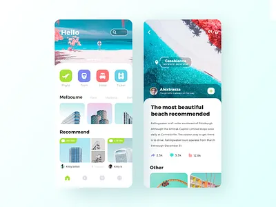 Travel memory 2 blue design dribbble image photography project ui ux
