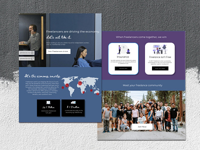 Freelancers Union Design Concept branding clean design illustration simple ui website