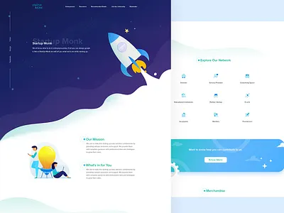 Startup Website concept design designs flat design landing page landing page design startups ui ui concept ui design ui ux ux webdesign website concept website design