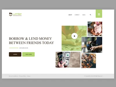 Umiie Landing Page Design mockup ui ux design uidesign ux design