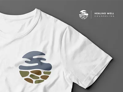 Healing Well Counseling beautiful branding clean counseling creative design hands healing healthcare help icon identity illustration logo psychology psychotherapy therapy trauma vector well
