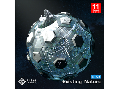 Daily Exercises 07 C4D c4d cinema 4d design redshift 安仔 安仔设计