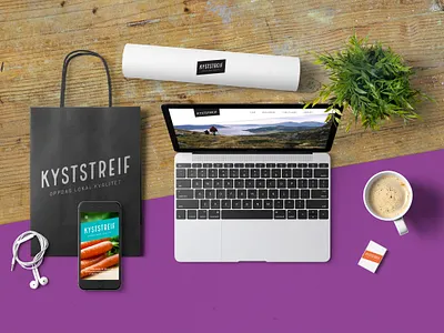 Brand identity for Kyststreif branding graphic design identity identity design logo