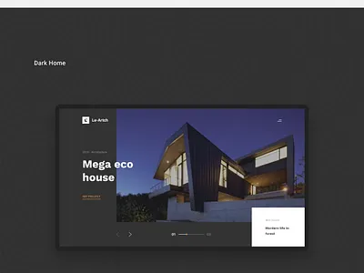 Le Arch architecture art design interior template ui ux website