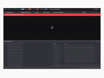 Camunda Operate - Instance Details bpmn design loading screen ui ux web