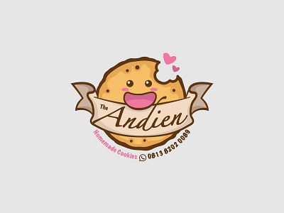 The Andien Homemade Cookies cookie cookies homemade logo logodesign logos