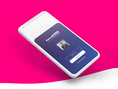 Astana Alumni app art brand clean design flat identity illustration ios minimal mobile ui ux web