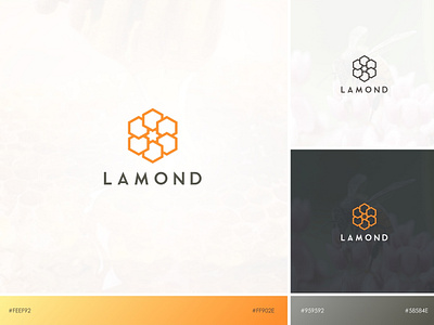 Lamond bee logo bees brand and identity design honey logo honeybee honeybee logo logo logo design