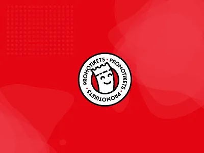 Logo Promotikets artist branding concept design events festival flat icon illustration logo logodesign logotype logotypes minimal music promotion shows ticket type vector