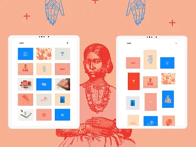 Smiltė art bold bold color creative design portfolio ui ux webdesig wordpress