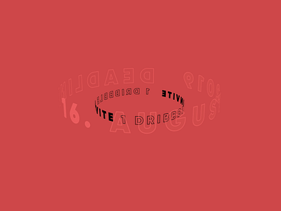 1 Dribbble Invite animation circle draft dribbble invitation dribbble invite giveaway invite motion typography