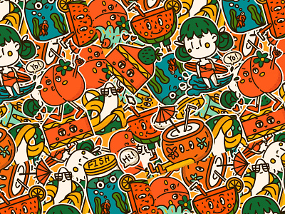 Sticker illustration