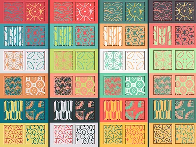 Kanji Memo - Colors color colors colortest design illustration pattern scribble sketch ui ux