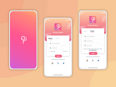 Pinarak Madiun Mobile App app clean design flat icondesign illustrator mobile ui ux