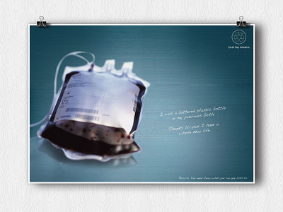 Earth Day - Recycle ads design