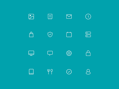 TouchBistro Icon Set brand design icon icon set icons line icons minimal minimalist product product design product icons ui uidesign uiux ux uxdesign vector vector icons vectors web icons