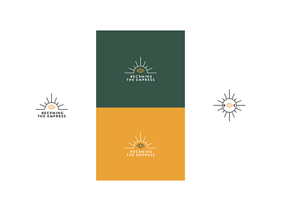 Becoming the Empress branding system branding design idenity logo system typography