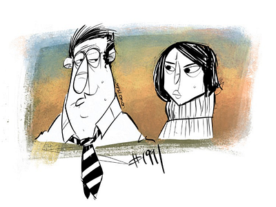 Coffee sketch No.1991 character characterdesign coffeesketch