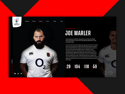 Japan Rugby World Cup 2019 app bristol creatives design digital flat graphic design minimal type ui ux web web design website