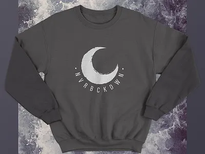 NVRBCKDWN branding design illustration