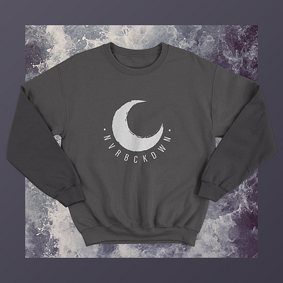 NVRBCKDWN branding design illustration