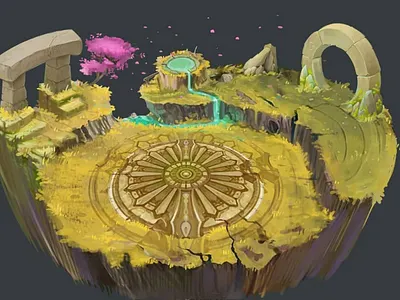 Arena 2 landscapes illustration game art