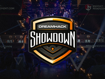 DreamHack Showdown logo design badge branding challenge csgo dlanid esport logo esports game game logo gaming identity illustration logo logotype mark mascot sport sports sports logo tournament