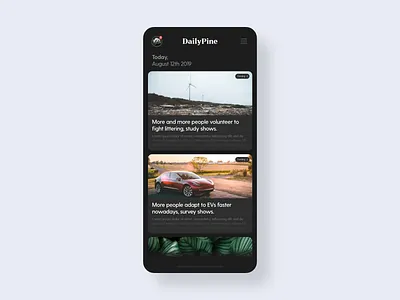 News - DailyUI - 094 articles challenge daily dailyui dailyui 094 dailyuichallenge dailyuidesign experience feed interaction interface ixd news newsfeed trending ui uiux user ux