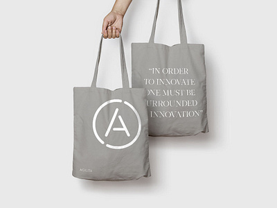 Tote Bag - Brand identity design for Agilita branding design logo typography