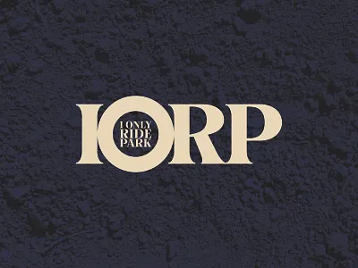 IORP blue branding design graphic design illustration logo park simple typography vector