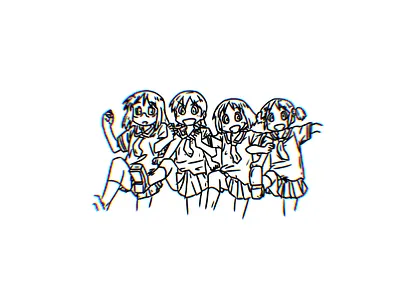 Nichijou anime nichijou sketch