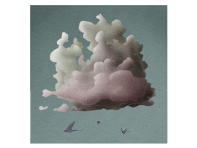 before the storm bookillustration clouds digital art editorial illustration illustration soft