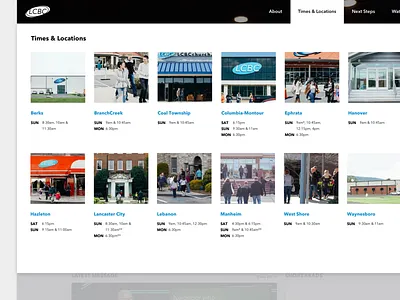 LCBCChurch.com - Locations menu church locations menu