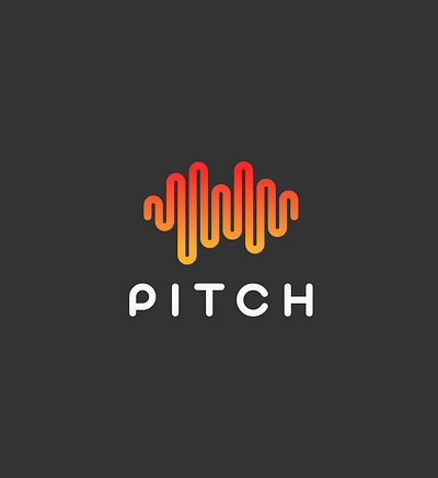 Daily logo challenge day 9/50, streaming music prompt, Pitch! challenge daily logo challenge daily logo challenge day 9 design graphic design great logo logo logo designers logo designers club logo designs logo maker logo new logo passion logo professionals logos pitch simple the brand identity vector vector logo