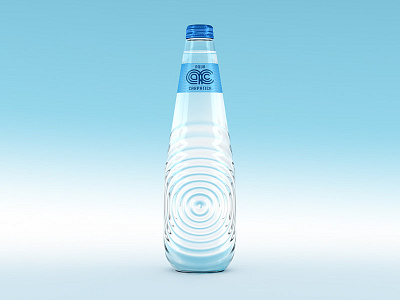 Aqua Carpatica Silhouette bottle concept design glass mineral packaging premium water