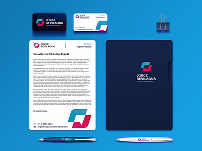 Personal Branding Consultor de Marketing (1/3) brunohenris designdelogotipo designdemarcas douradosms identidadevisual logodesign marketingdigital personalbranding