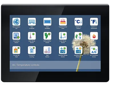 Uponor dashboard ui icon set interaction design interface design ux