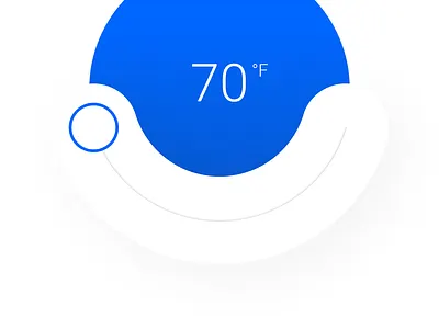 2019 - Temperature UI control animation bathroom clean connected home faucet flow hardware motion smart home startup ui ui animation