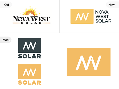 Nova West Solar Logo Exercise design logo vector workingout