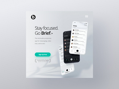 Brief App - WordPress Website & Mobile UX UI brand identity elementor figma seo ux ui wordpress wordpress design