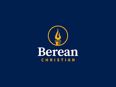 Berean Logo adobe app branding design flat icon illustration logo typography ui vector