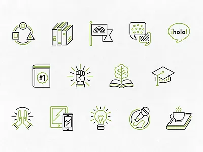 SCBWI—Affinity Groups Icons badges books icon set iconography icons illustration language line media scbwi speech bubble writers