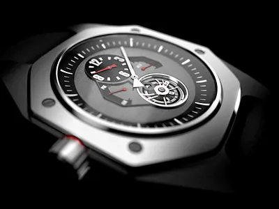 Triton 3d art cad design keyshot rendering watches