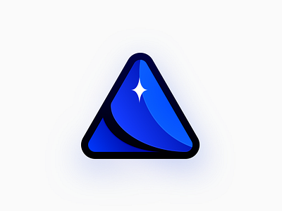 SpaceMine Icon branding gradient icon logo mine space spacemine