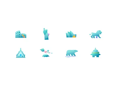 trip icon desgin