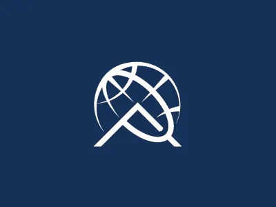 Atlas a atlas earth globe grid international letter a logo logos modern monogram simple