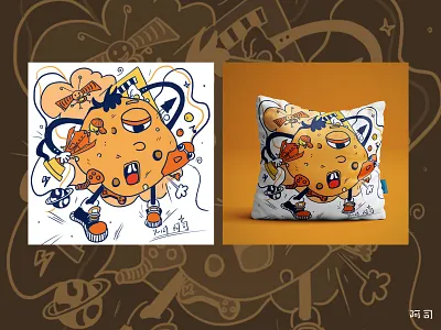 逐梦 插图 插画 设计