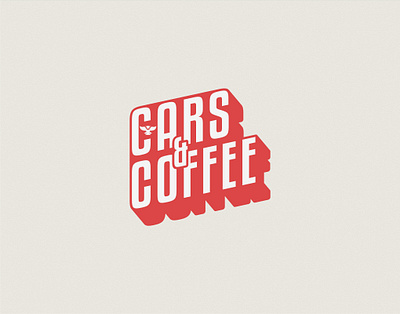 Minimalist Simple Clean N&C Cars & Coffee branding design flat graphic design icon logo minimal vector